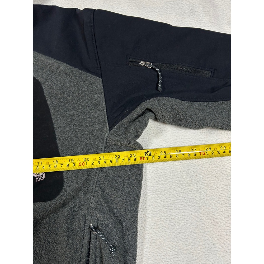 Mountain Hardwear Fleece Jacket Mens XL Gray Black Schoeller NanoSphere - Picture 7 of 8